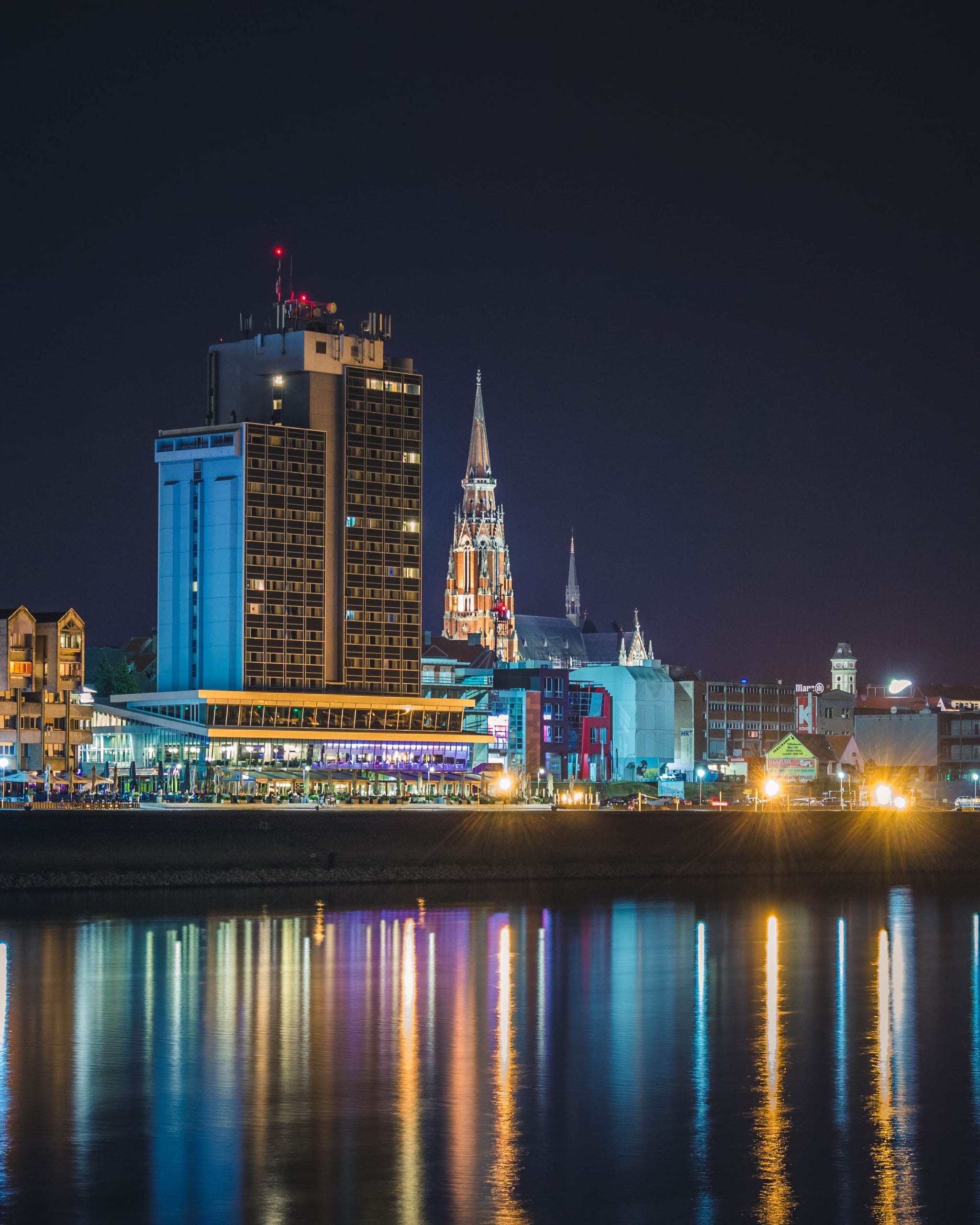 Pogled na grad Osijek u Hrvatskoj